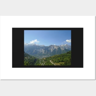 alpe d'huez and bourg d'oisans Posters and Art